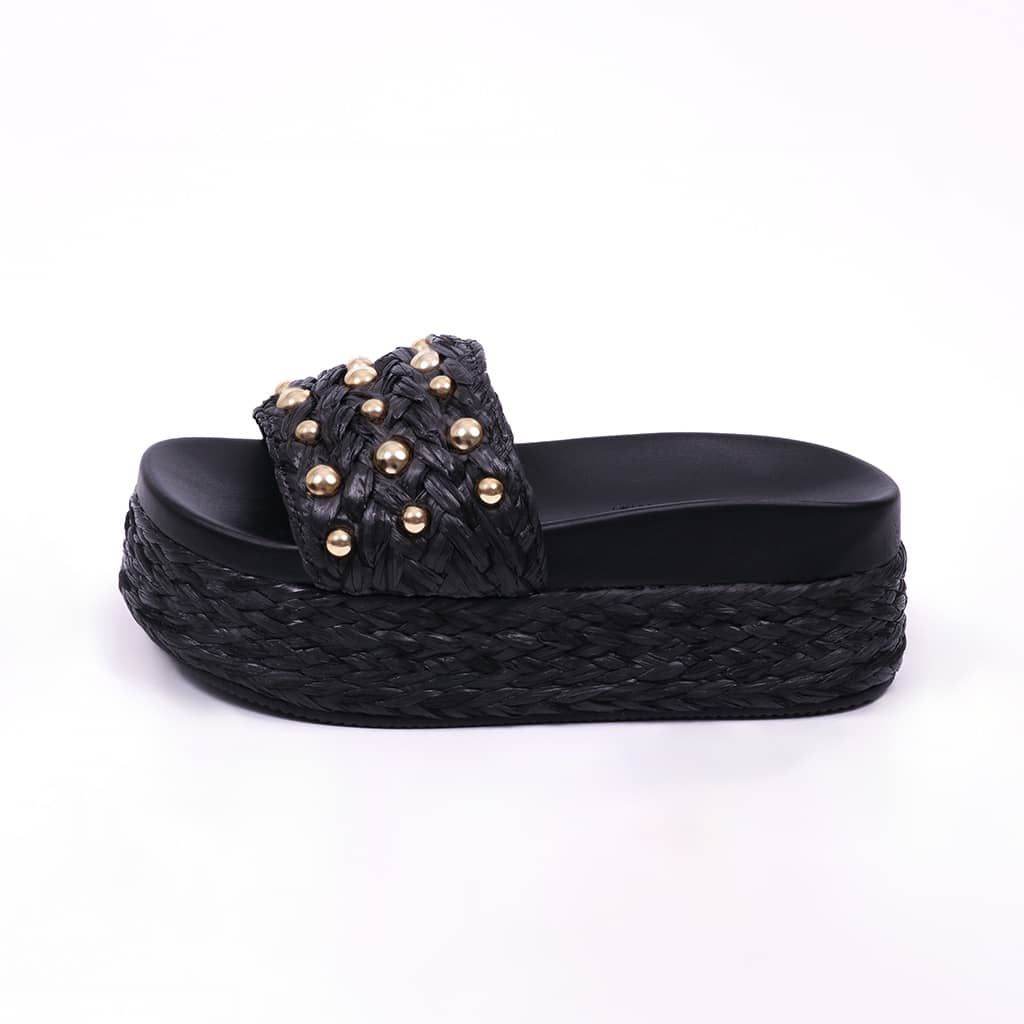 Monaco - Woven Platform Sandal