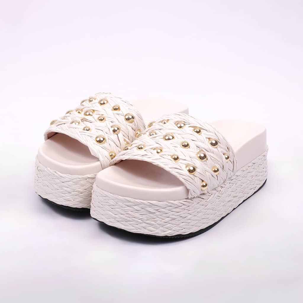 Monaco - Woven Platform Sandal