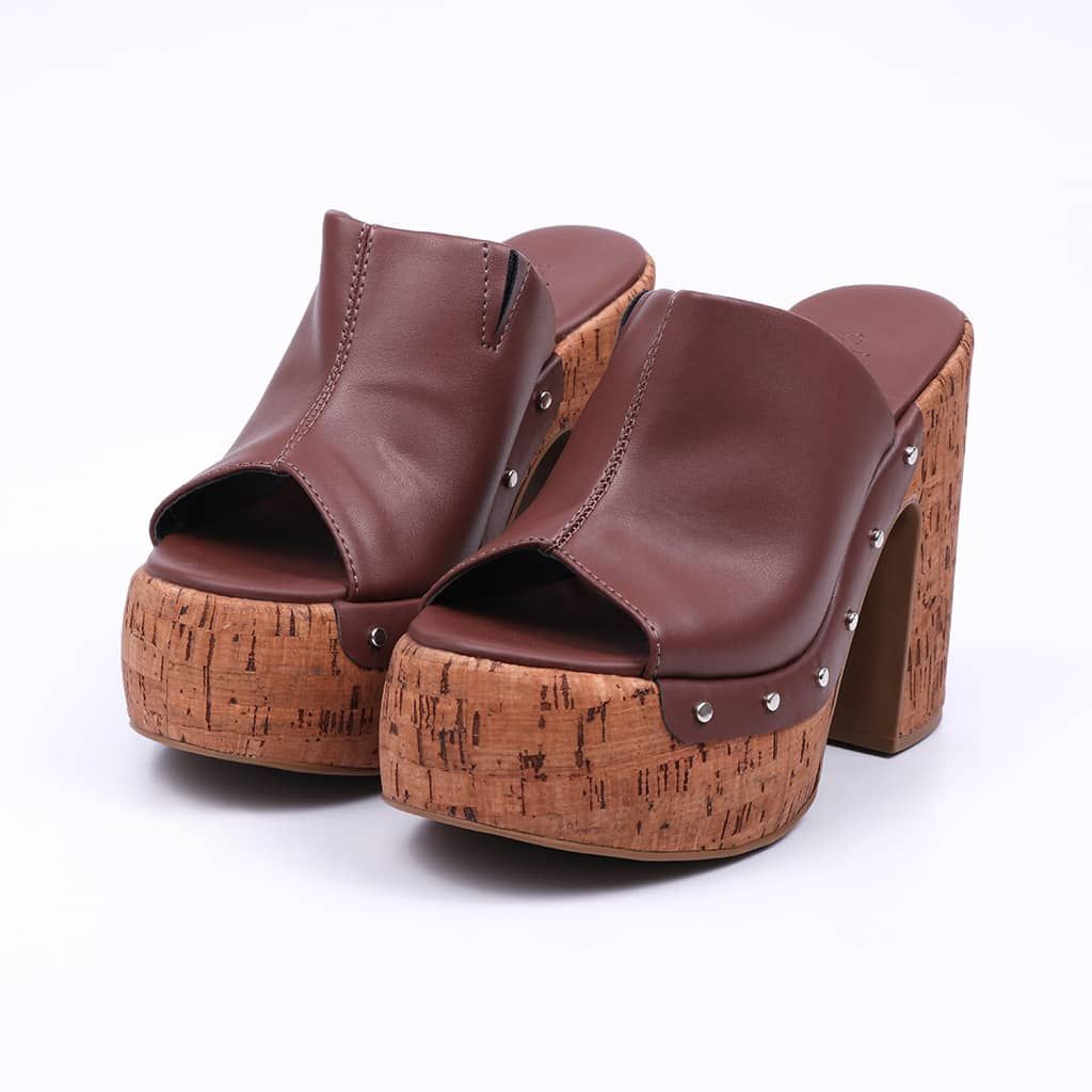 Denver - Cork Platform Sandal