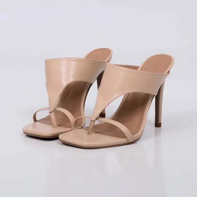 Carina - High Heel Strap Mule