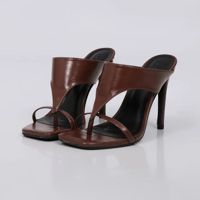 Carina - High Heel Strap Mule