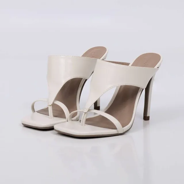 Carina - High Heel Strap Mule