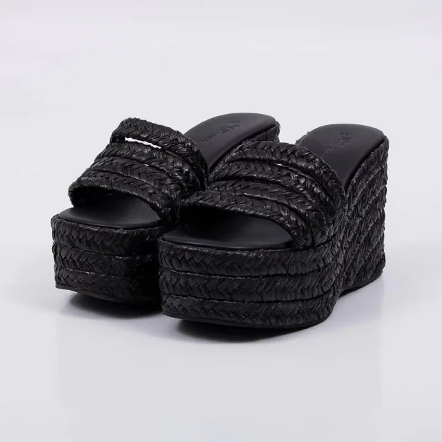 Maite - Platform Wedge Mule