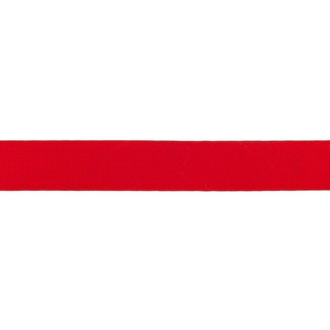 Elastiek soepel 20 mm rood