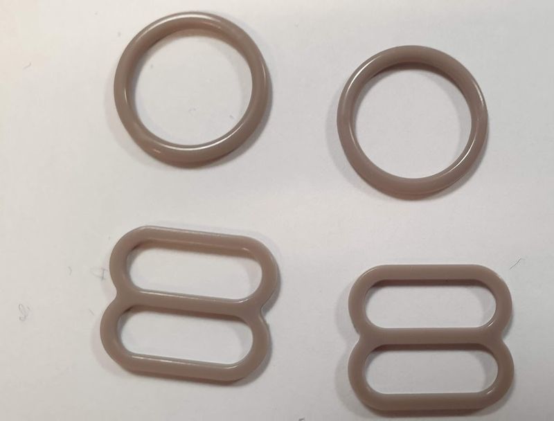 Bikini schuifjes 15 mm  taupe