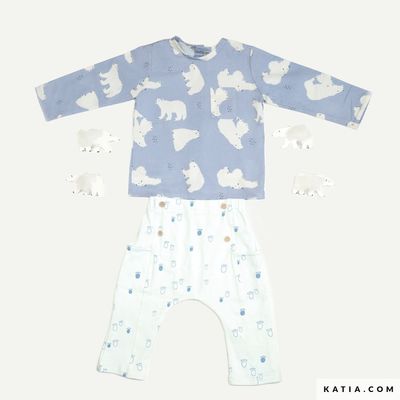 Polar bear poplin