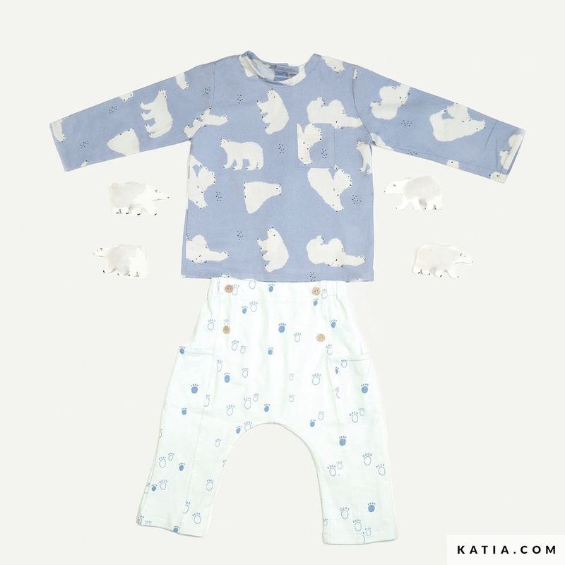 Polar bear poplin