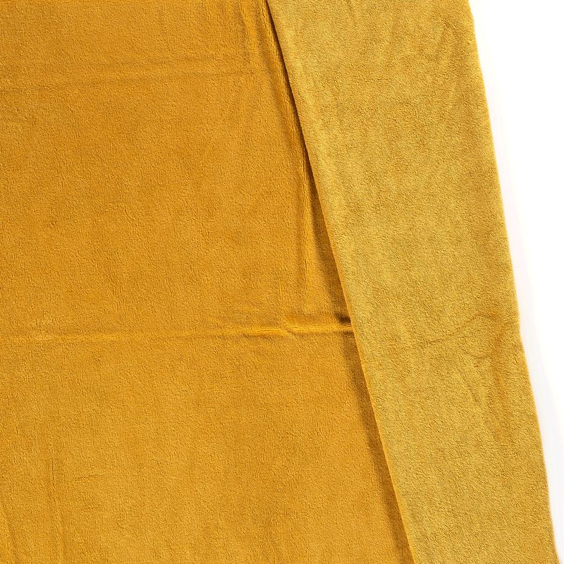 Bamboe fleece oker
