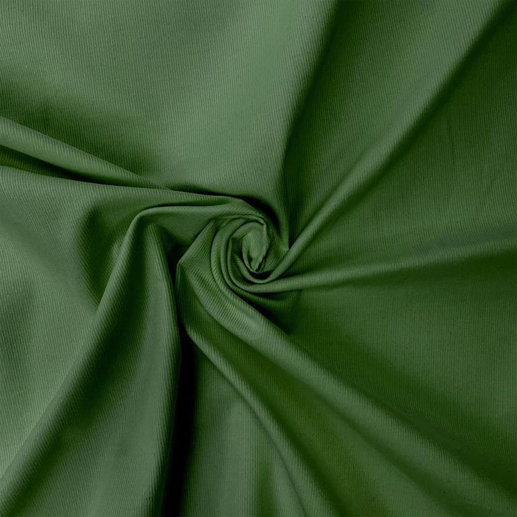 Fijne ribfluweel groen