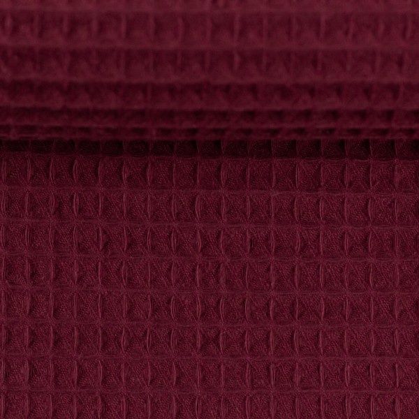 Wafel badstof bordeaux  Nelson