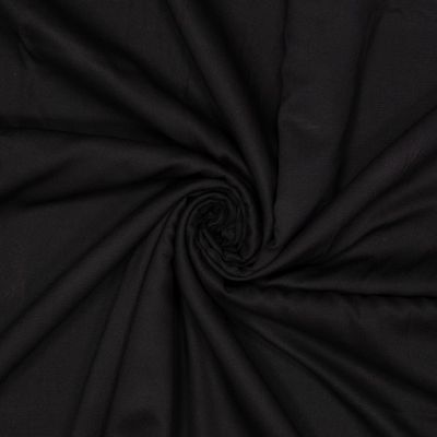 Viscose uni zwart