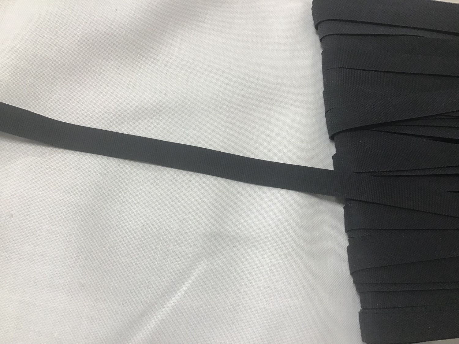 Badpak elastiek 8 mm zwart
