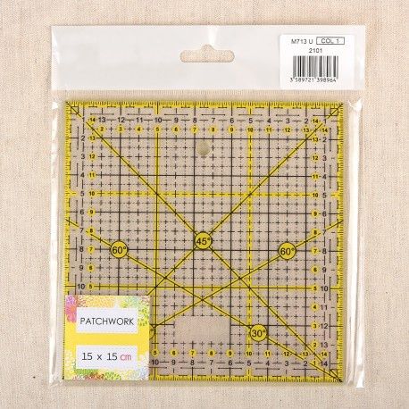 Patchwork lat vierkant 15x 15 cm
