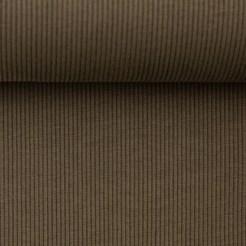 Molde ribtricot kaki