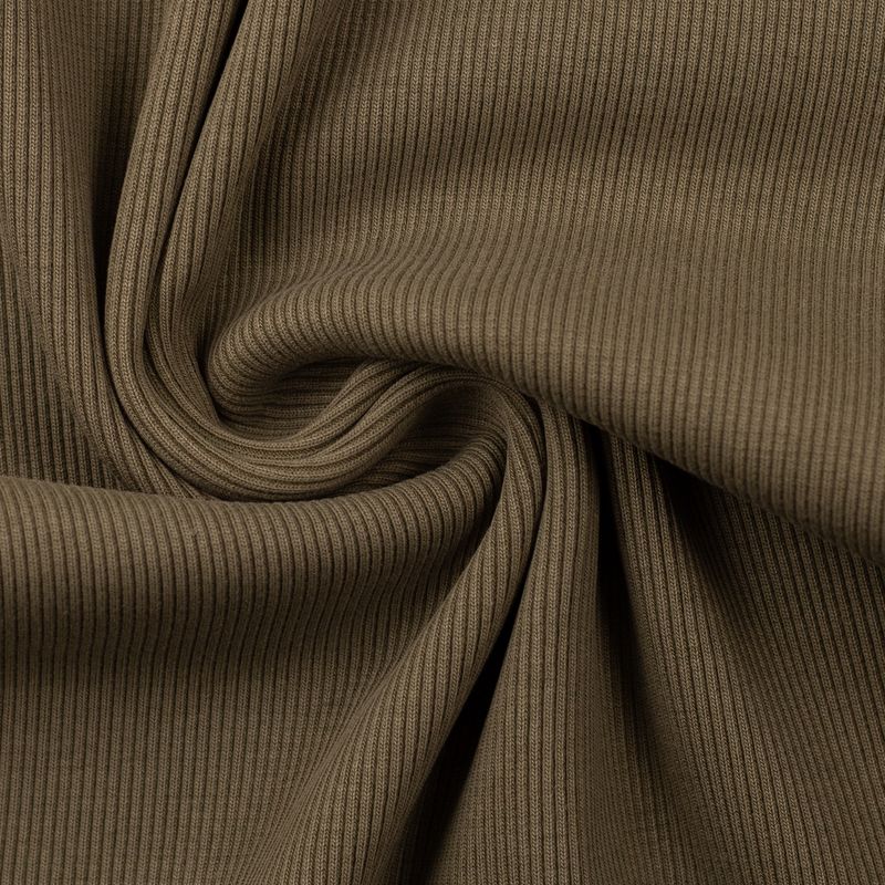Molde ribtricot kaki