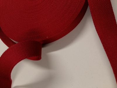 Tassenband donker rood