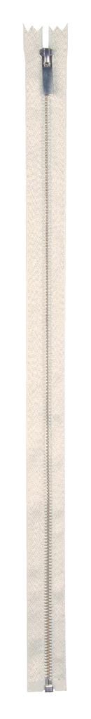 Rits metaal lurex zilver 50 cm db
