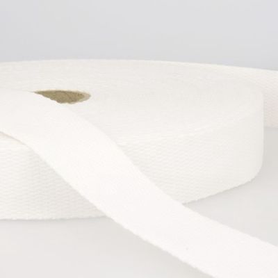 Tassenband 30 mm wit