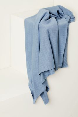 Pointelle faded blue