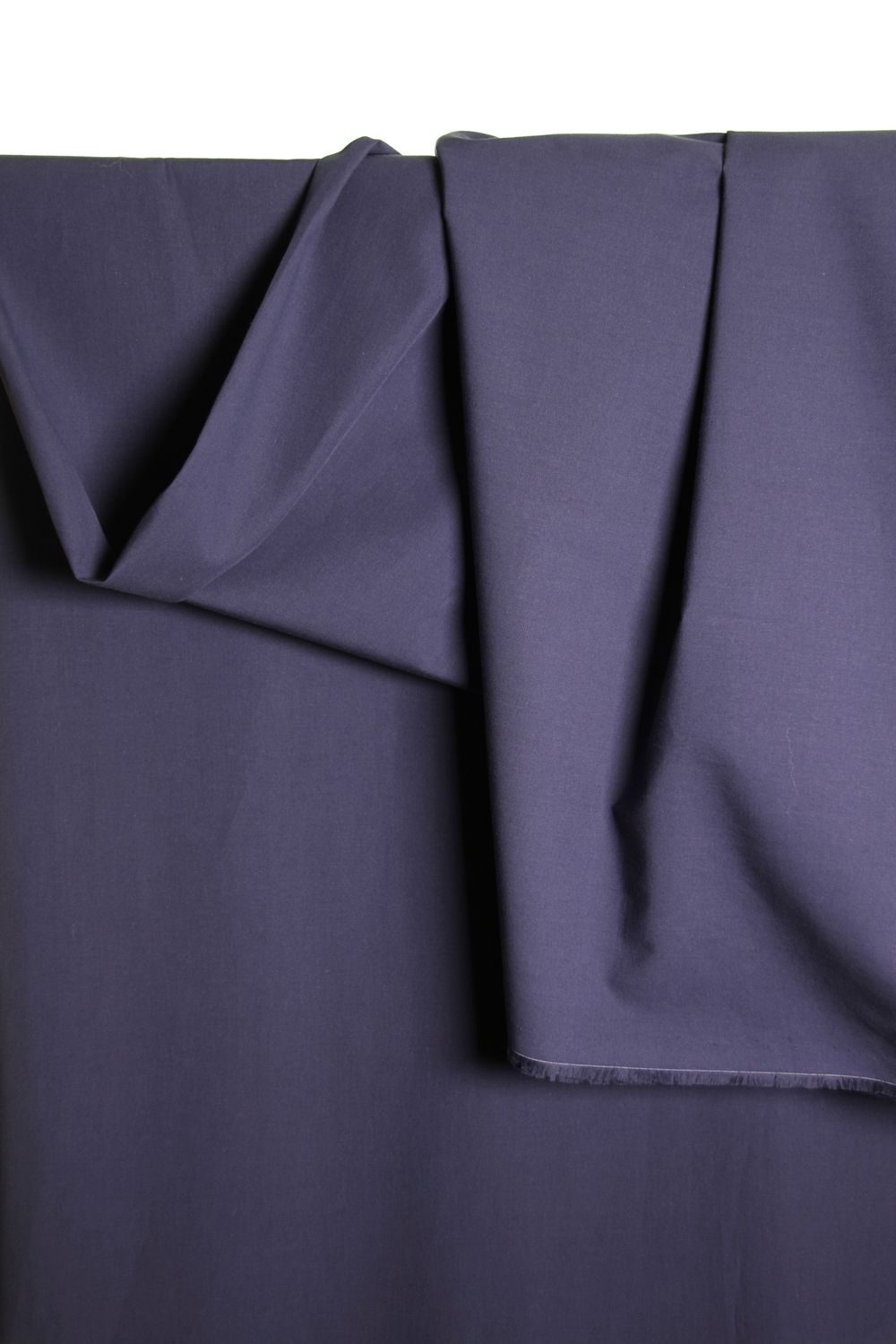 Donkerblauwe biokatoen popeline