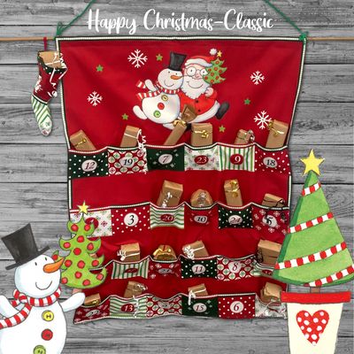 Happy Christmas classic by Steinbeck red