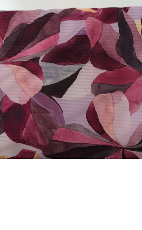 Lycra bloemen  roze rood