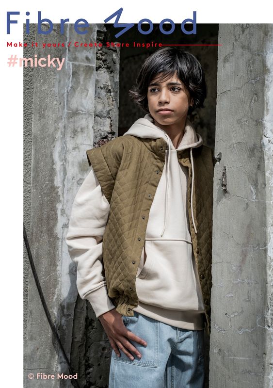 Quilted denim,  plantation Micky