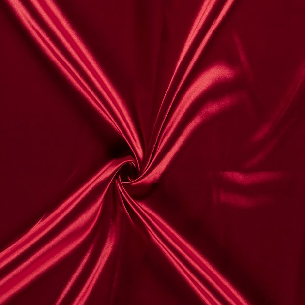 Satijn donker rood