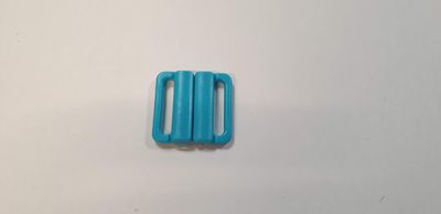 Bikini sluiting 25 op 25 mm 20 mm opening aqua