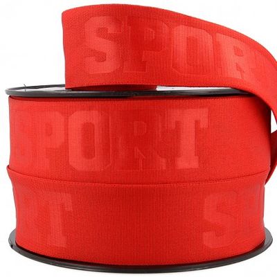 Sport elastiek 40  mm  rood