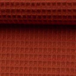 Nelson wafel badstof terracotta