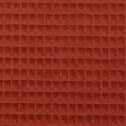 Nelson wafel badstof terracotta