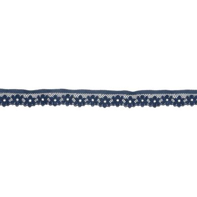 Elastiek bloem blauw
