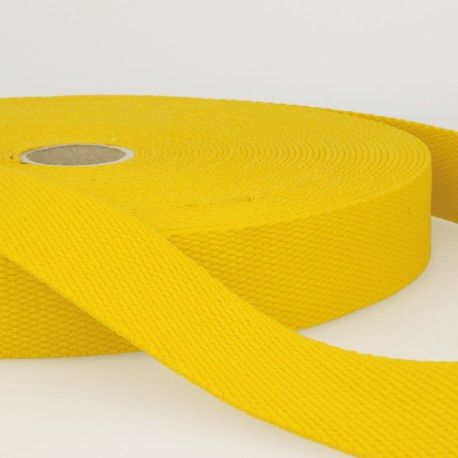 Tassenband 30 mm oranje geel