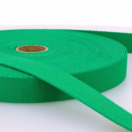 Tassenband 30 mm grasgroen