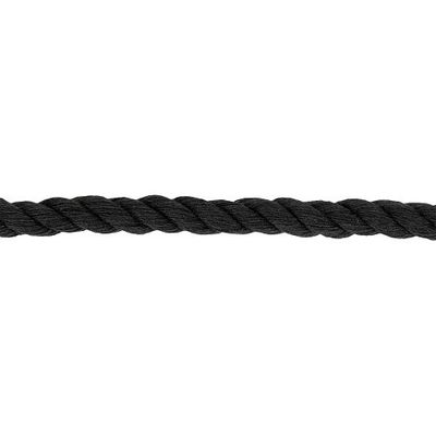 Anorakkoord 5 mm gedraaid zwart