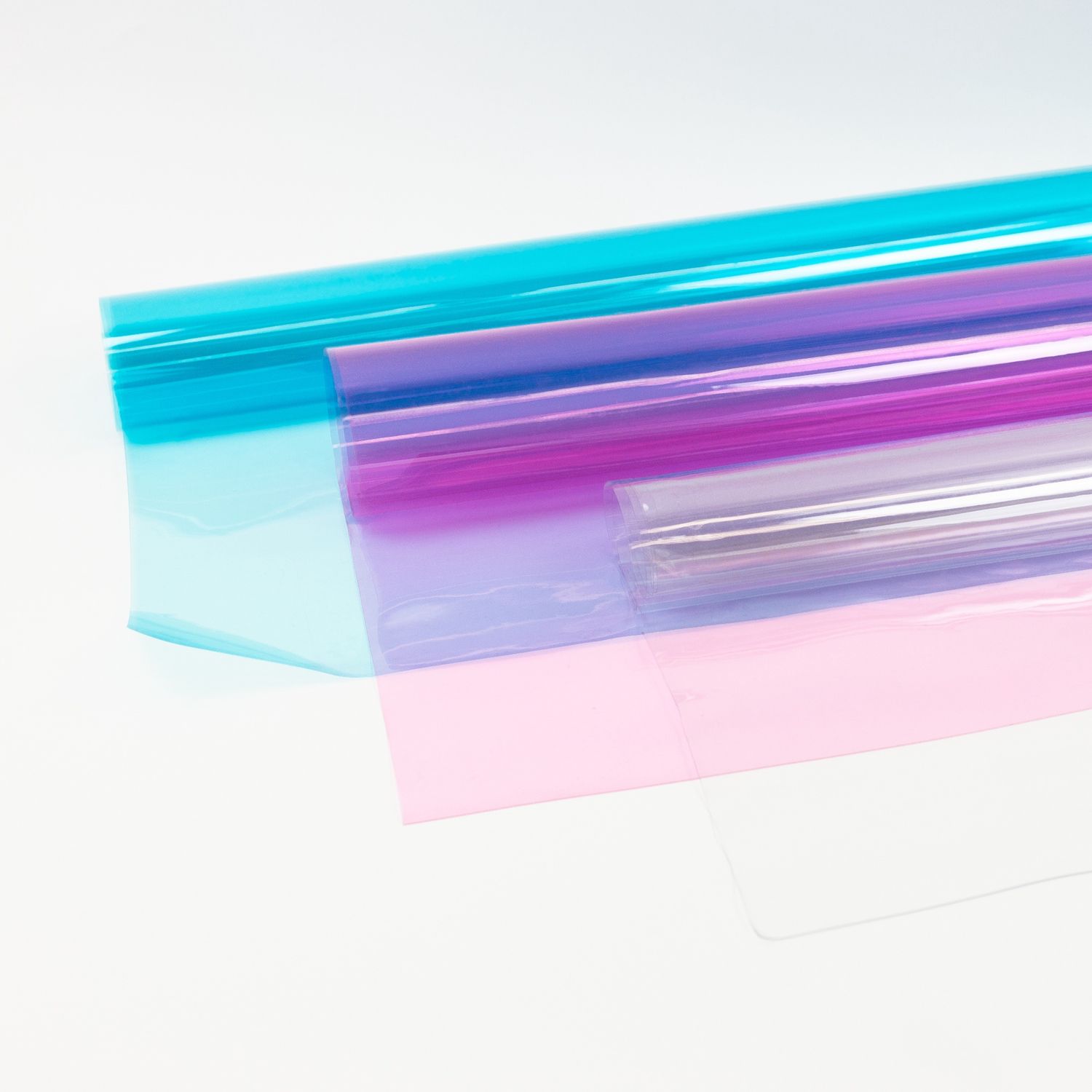 Plastiek folie (pvc)  blauw