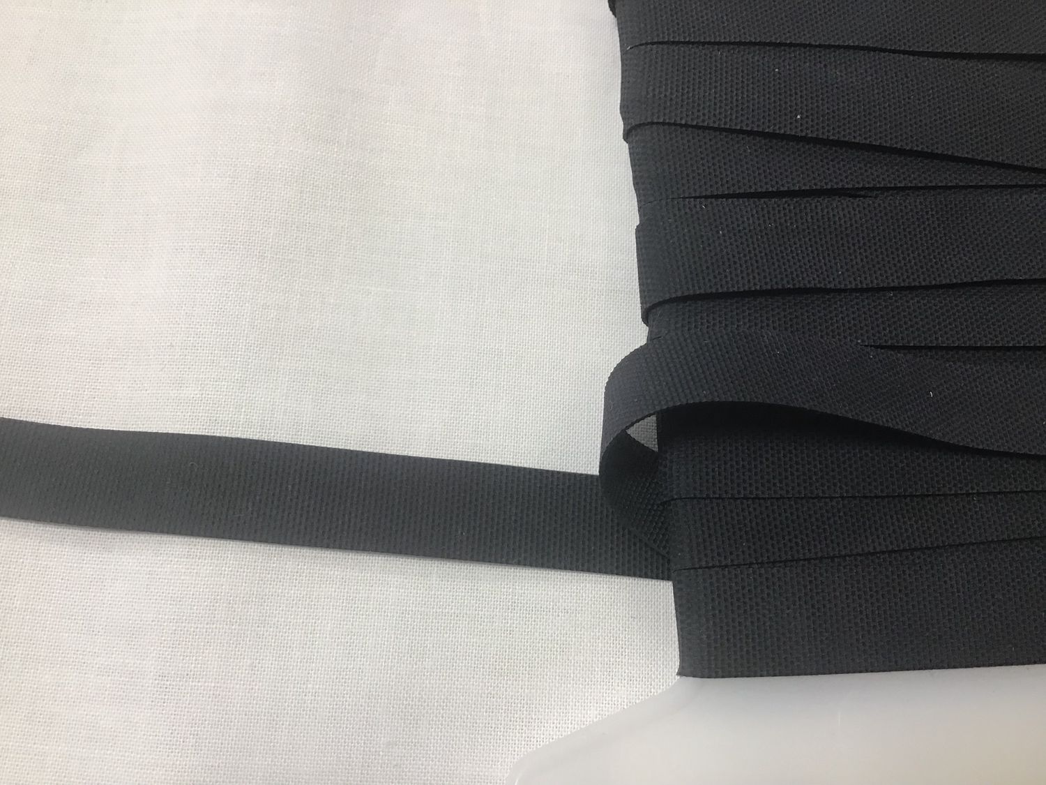 Badpak elastiek 12 mm zwart