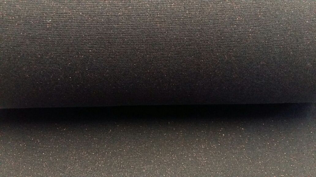 Boordstof glitter donkerblauwe achtergrond zilver  glitters