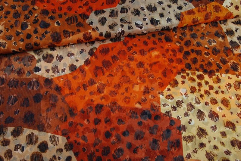 Voile multicolor roest