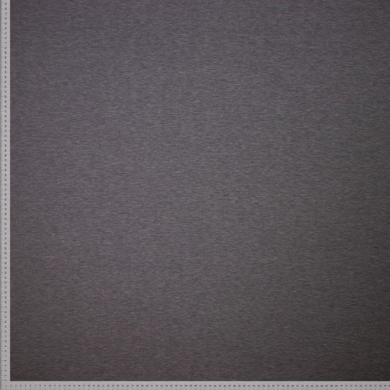 Bamboo tricot muisgrijs gemeleerd