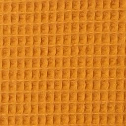 Wafel badstof Nelson  donker geel