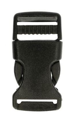 Turbo- sluiting  20 mm zwart