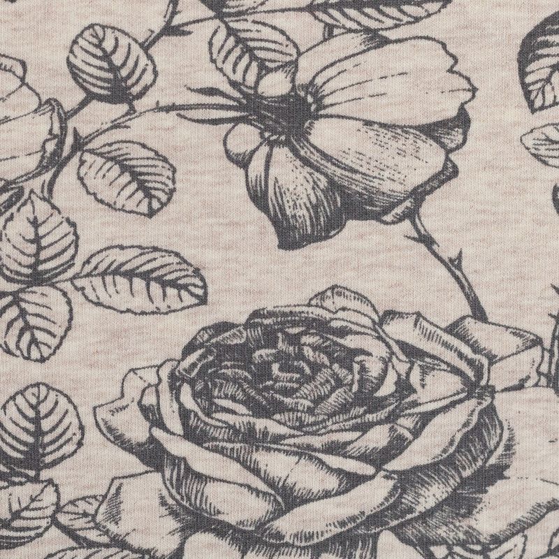 Bloemen alpen fleece