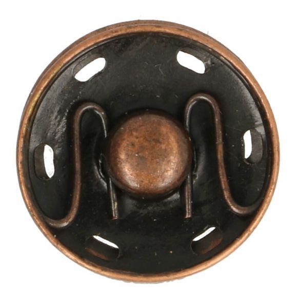 Aannaaibare drukknoop brons 19 mm