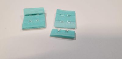 Beha sluiting  2 x 2 donker mint