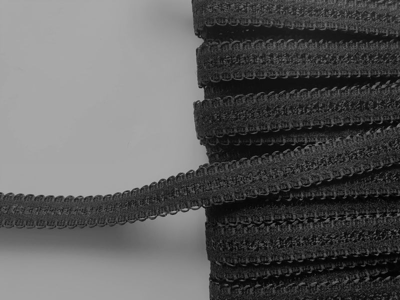 Schouderband  zwart 12 mm 2