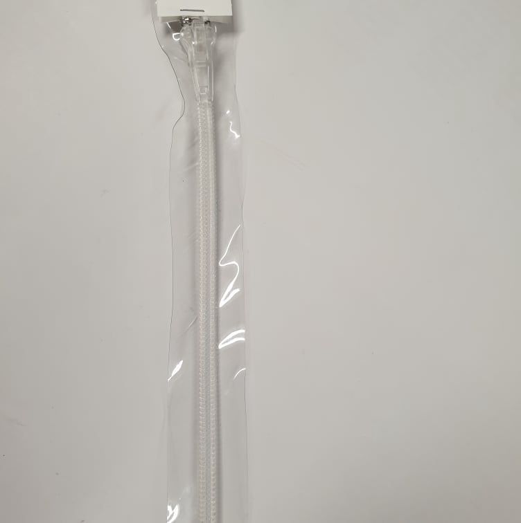 Transparante rits 60 cm