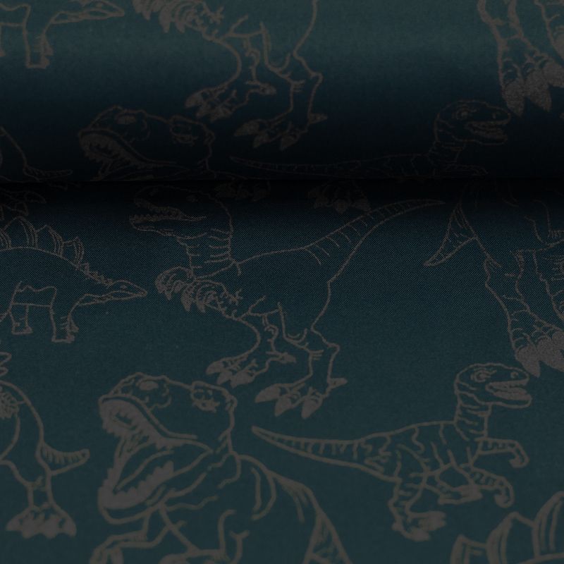 Softshell reflecterend dino&#39;s petrol