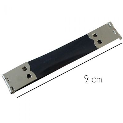 Portemonnee sluiting nikkel 9 cm